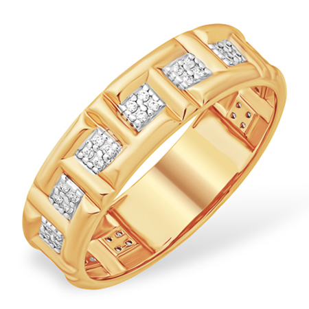 Кольцо, золото, фианит, К43212844